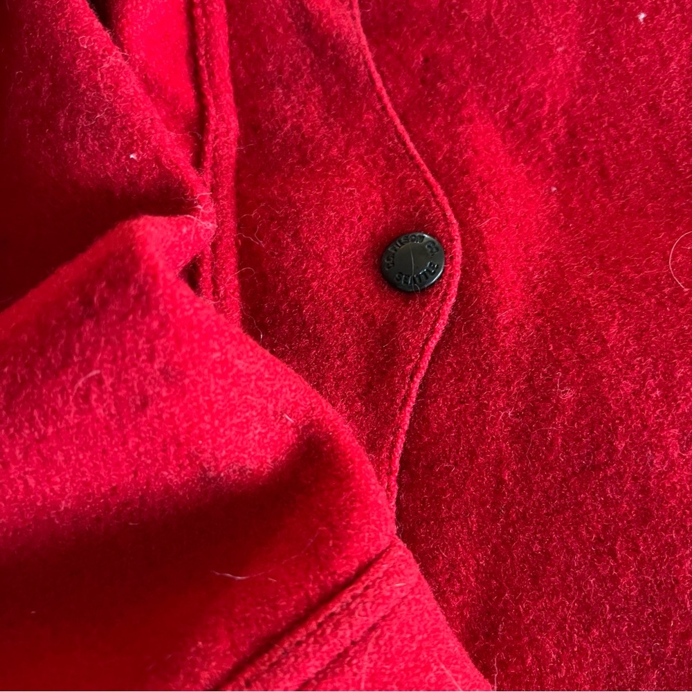Filson Mackinaw Cruiser | Size Large 42 | Scarlett Red | Made in USA - Picture 6 of 15